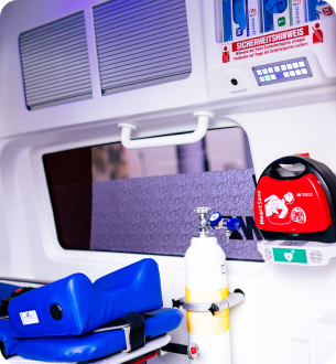 UNA AMBULANZ Berlin - Fuhrpark Ausstattung
