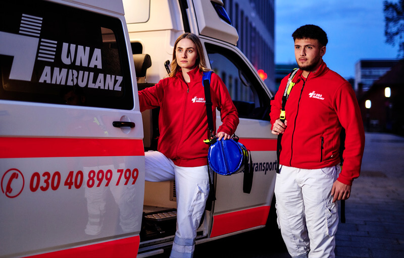 UNA AMBULANZ Berlin - Rettungsdienst - individuelle Einsatzplanung
